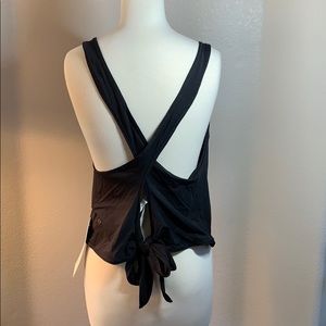NWT lululemon black tank size 12
